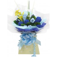 Baby Boy Clothing Bouquet Gift Set Blue 